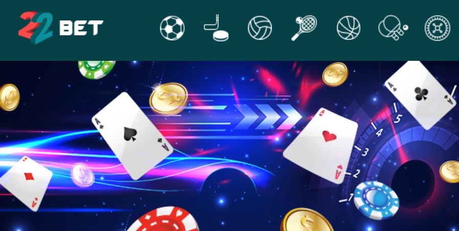 22bet casino race