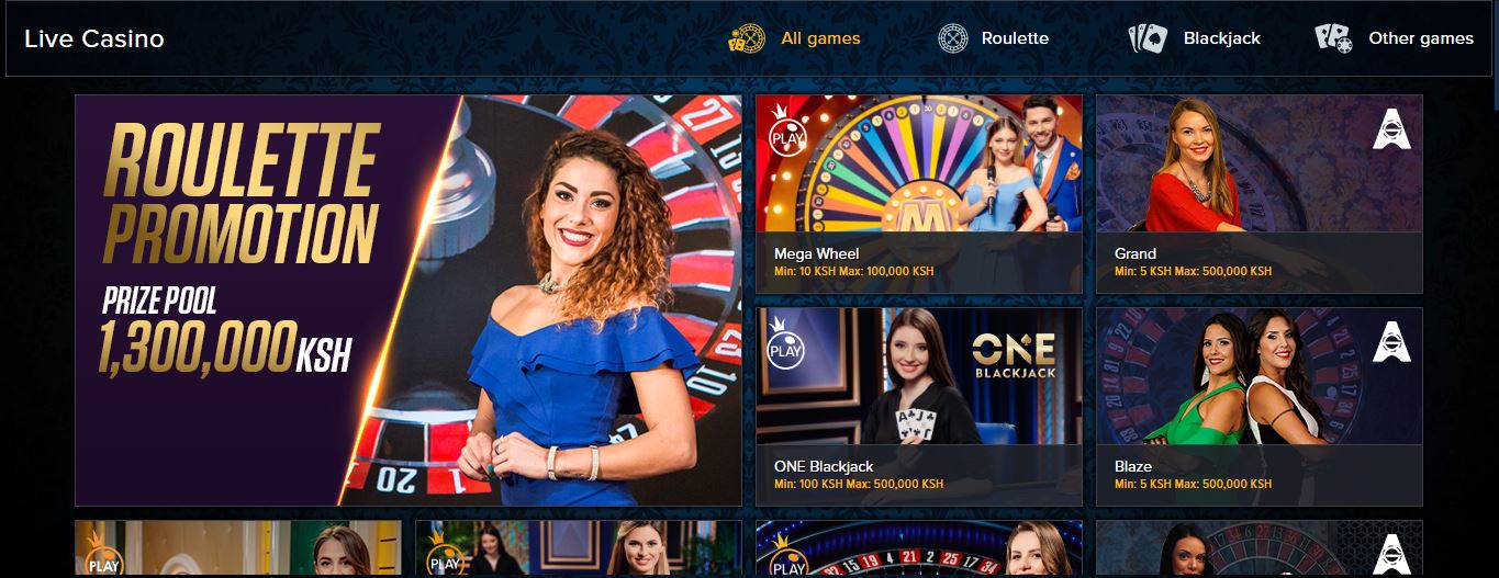 Mozzart Bet Kenya Live Casino