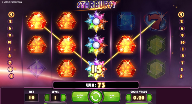 Starburst slot game