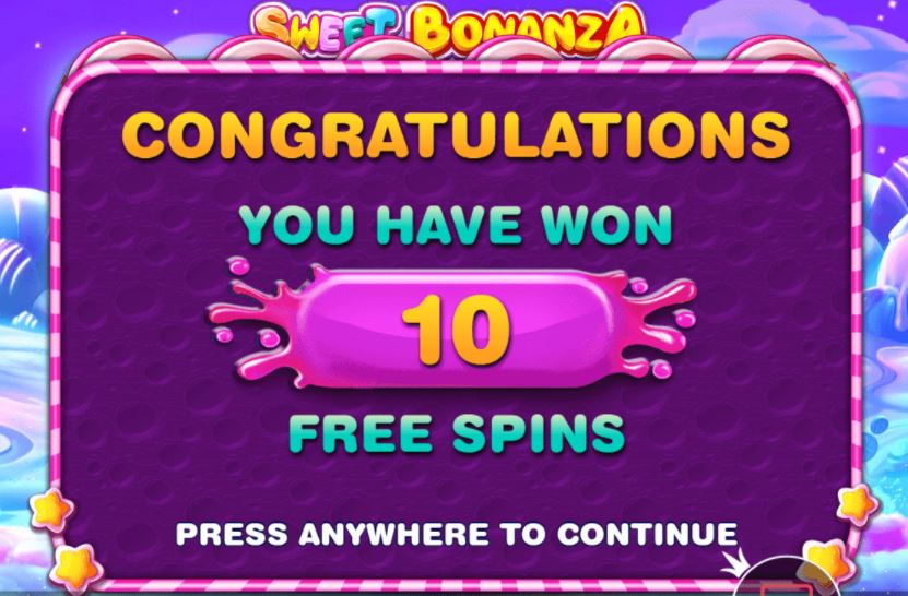 Sweet bonanza slot game free spins