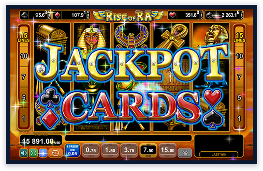 EGT jackpot cards feature
