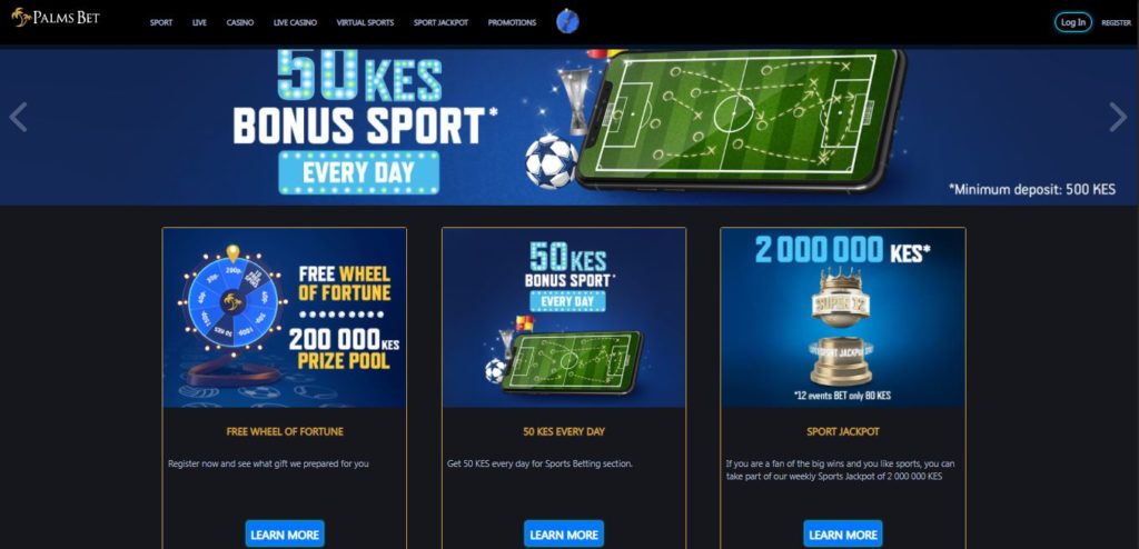 Palmsbet bonus and promotions